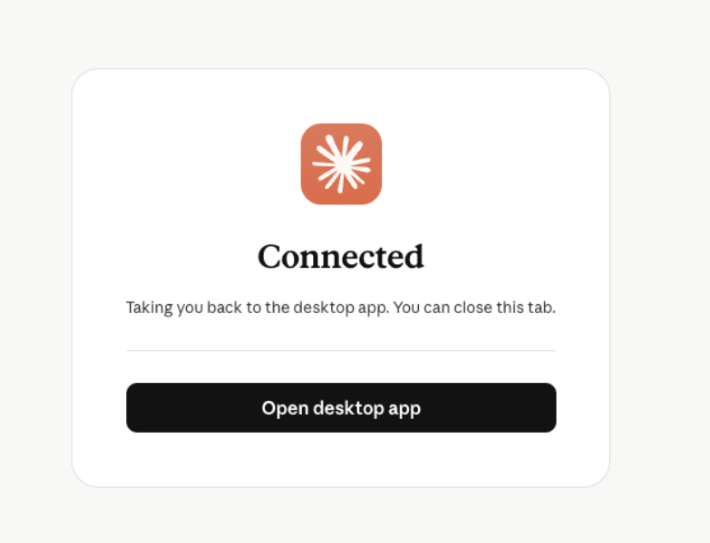 Connected...